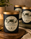 Whisper of Financial Stability candle by Pretentious Wick Co.